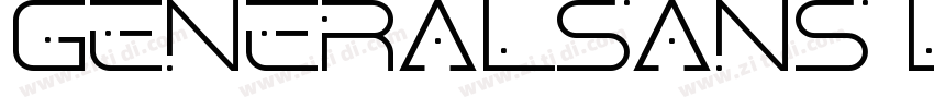 GeneralSans Light字体转换